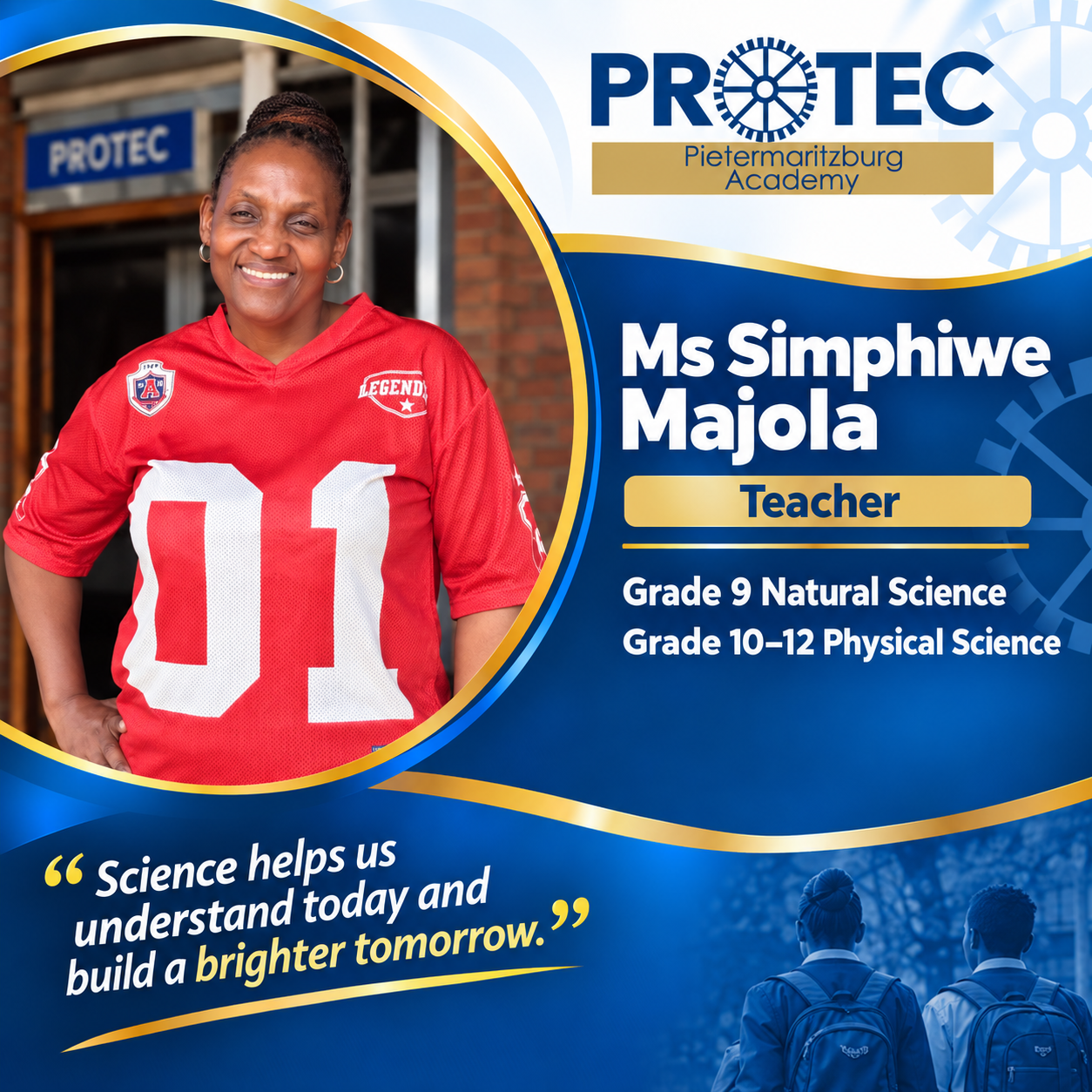 Portrait of Ms Simphiwe Majola