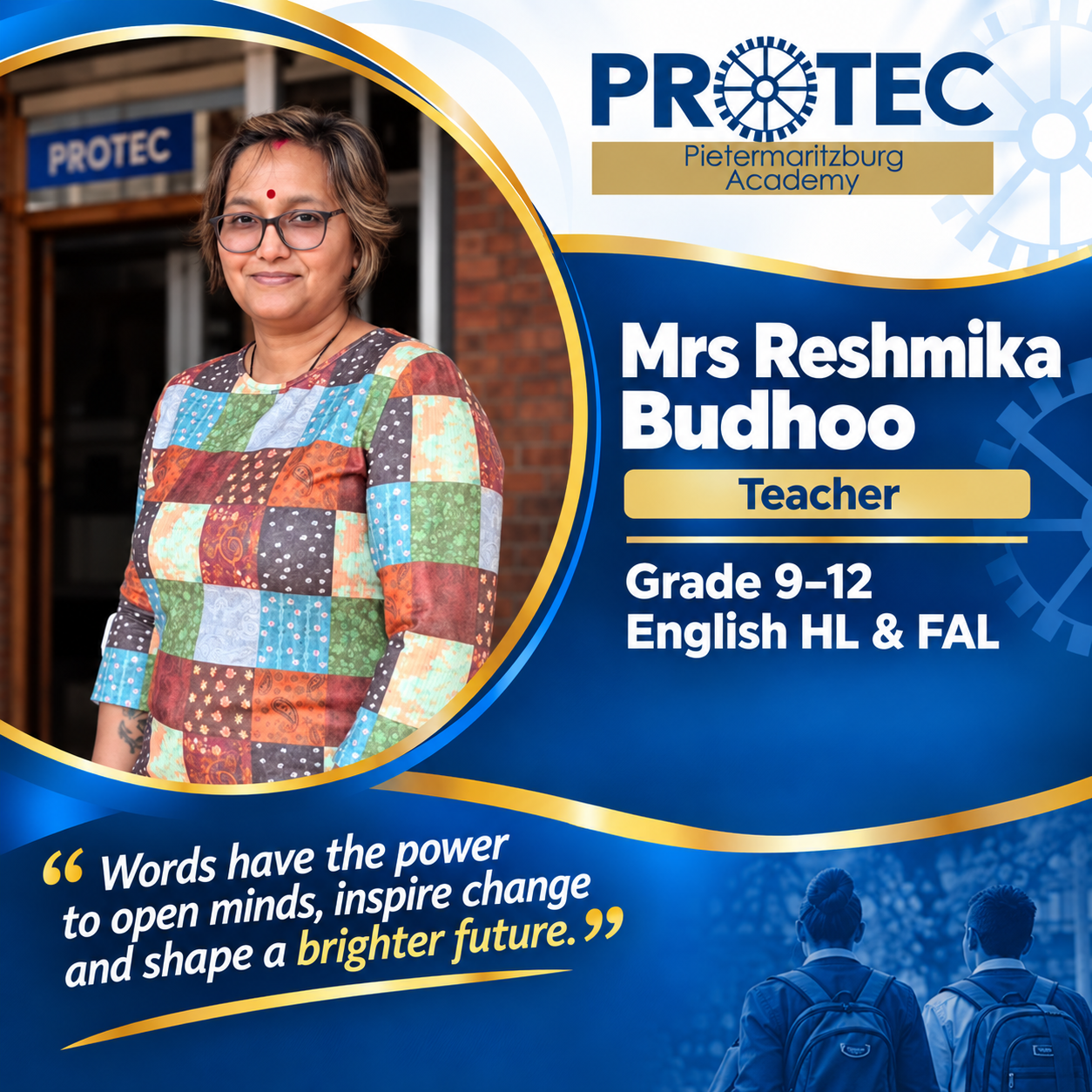 Portrait of Mrs Reshmika Budhoo